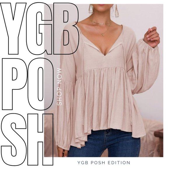 Glam All Day Taupe Pink Top - Picture 5 of 7